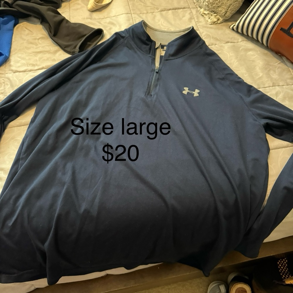 Under Armour quarter zip pull over